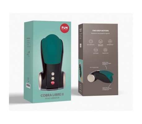 Cobra Libre II Estimulador para el Pene Black/Deep Sea Blue