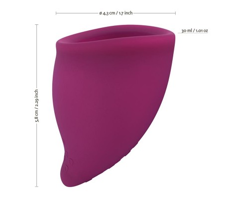 Fun Cup Copa Mentrual Talla B Grape