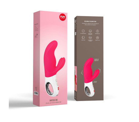 Vibrador para el Puto G Miss Bi Pink and White