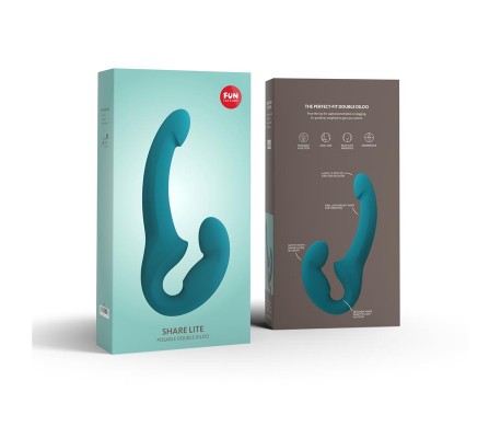 Share Lite Dildo Doble Deep Sea Blue