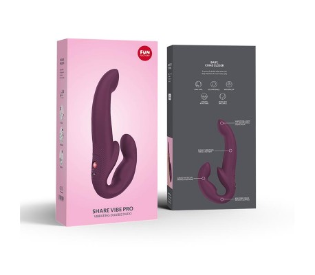 SShare Vibe Pro Vibrador Doble Burgundy
