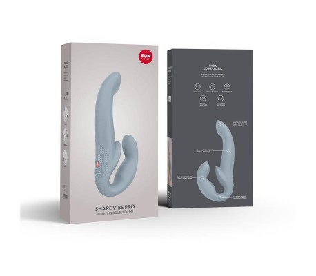 Share Vibe Pro Vibrador Doble Cool Grey