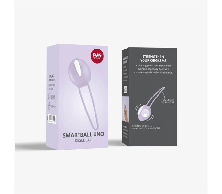 Smartball uno Bola Kegel White/Pastel Lilac