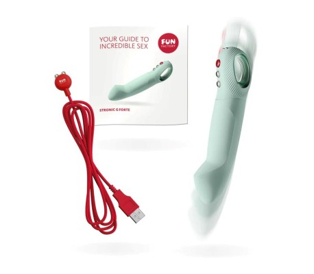 Vibrador con Empuje Stronic G Forte Sage Green