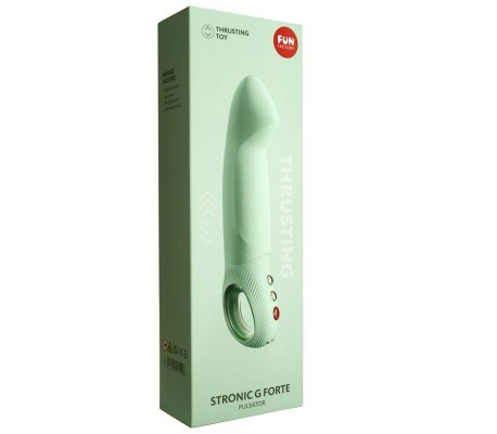 Vibrador con Empuje Stronic G Forte Sage Green