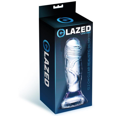 Dildo Realista Material Cristalino 12,3 cm