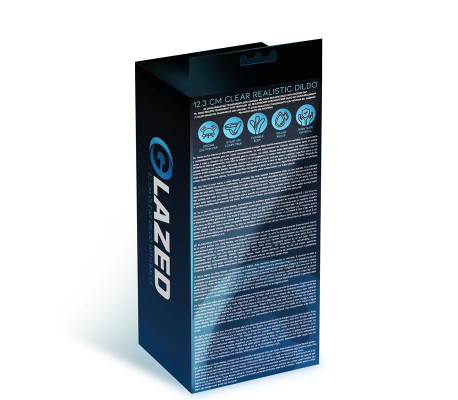 Dildo Realista Material Cristalino 12,3 cm