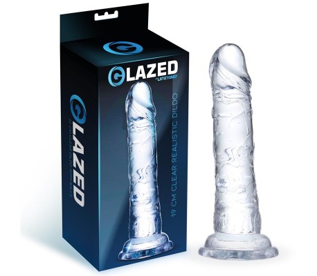 Dildo Realista Material Cristalino 19 cm