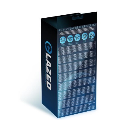 Dildo Realista Material Cristalino 19 cm