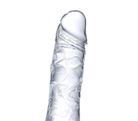 Dildo Realista Material Cristalino 19 cm