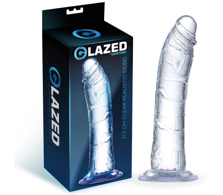 Dildo Realista Material Cristalino 21,5 cm