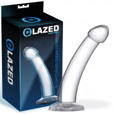 Dildo Curvado Material Cristalino 16 cm