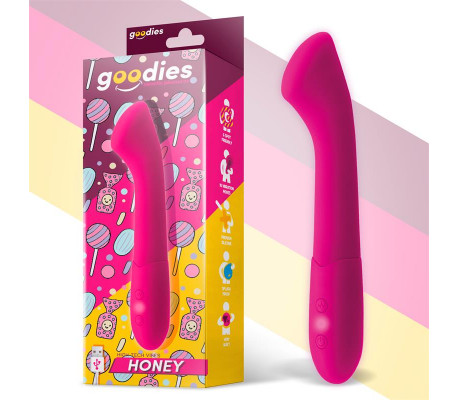 Honey Vibrador Punto G Silicona USB Fuchsia