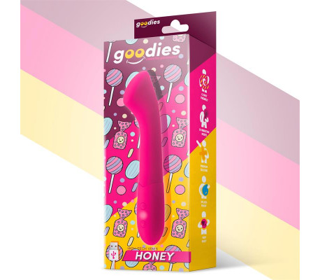 Honey Vibrador Punto G Silicona USB Fuchsia
