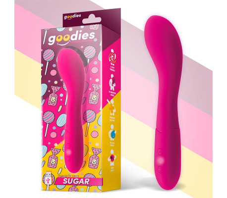 Sugar Vibrador Punto G USB Silicona Fushsia