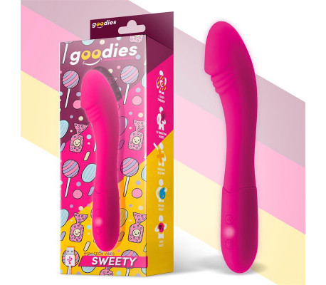 Sweety Vibrador Punto G USB Silicona Fuchsia