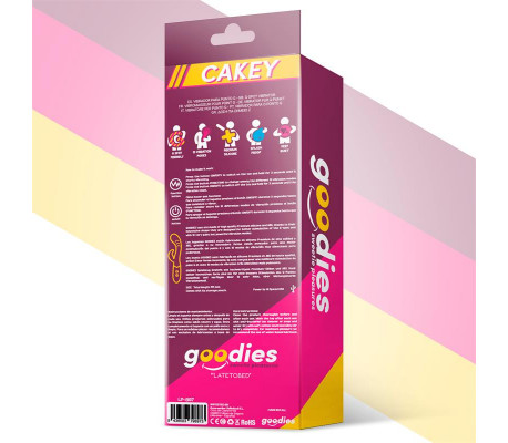 Cakey Vibrador Punto G y Conejito USB Silicona Fuchsia