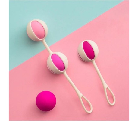 Set 4 Bolas Geisha Balls Mini Raspberry