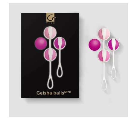 Set 4 Bolas Geisha Balls Mini Raspberry
