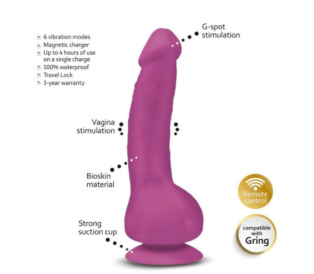 Vibrador Greal Mini Fuchsia
