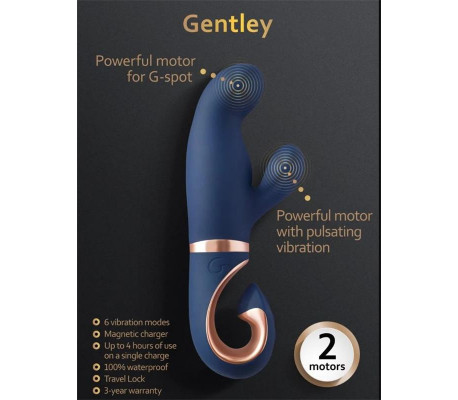 Gentley Vibrador Punto G Caribbean Blue