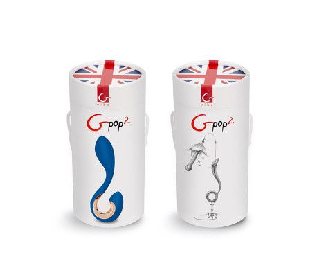 Gpop2 Vibrador Punto G y P Azul Indigo