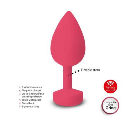 Gplug Plug Anal Neon Rose Talla S