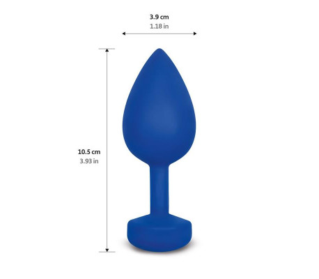 GplugLarge Plug Anal Grande Navy Blue