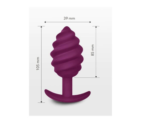 Plug Anal Gplug Twist2 Sweet Raspberry
