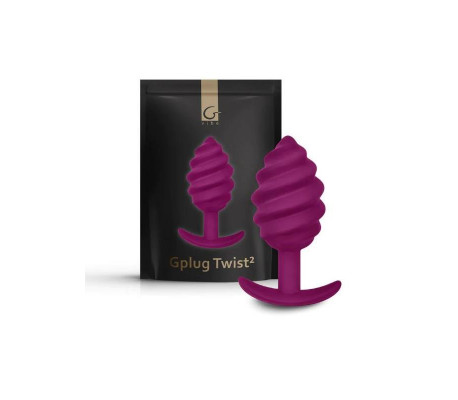 Plug Anal Gplug Twist2 Sweet Raspberry