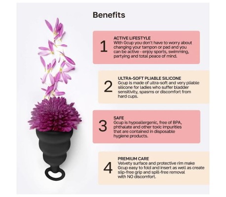 Copa Menstrual Gcup Mystic Noir Talla S