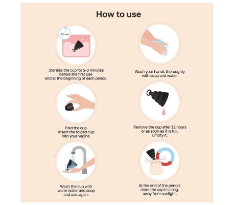 Copa Menstrual Gcup Mystic Noir Talla S