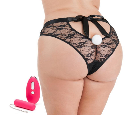 Estimuador Braguita Grande Control Remoto  USB Rosa