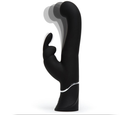 Vibrador G-Spot Stroker Rabbit Negro