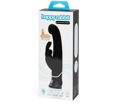 Vibrador G-Spot Stroker Rabbit Negro