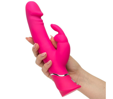 Vibrador Realistic Dual Density Rabbit Rosa