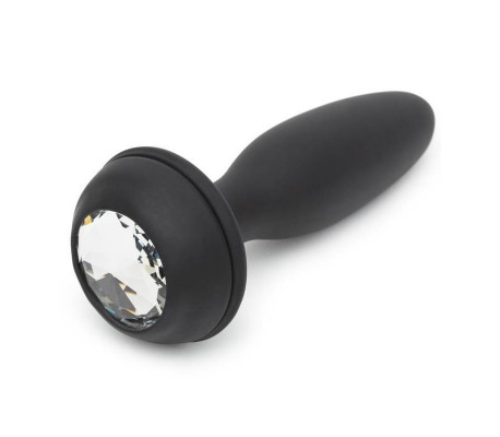 Plug Anal con Vibración Doble Base Púrpura Grande