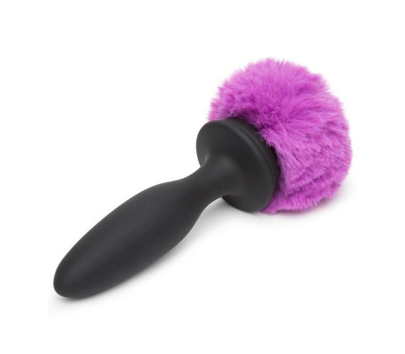 Plug Anal con Vibración Doble Base Púrpura Grande