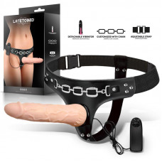 Ribbo Arnés con Dildo Realista con Vibración y Control Remoto