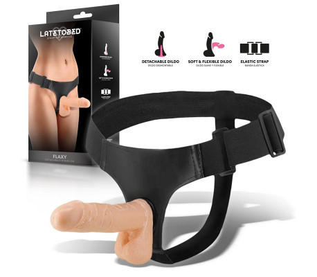Flaxy Arnés con Dildo Flexible Desmontable