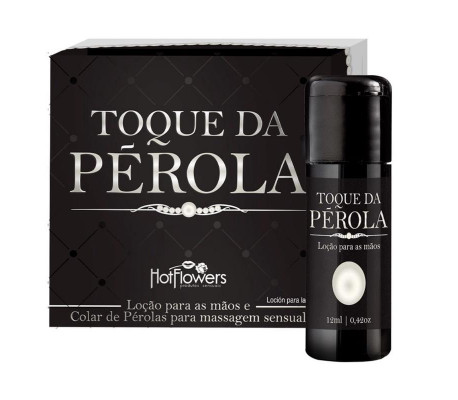 Loción de Masaje y Collar de Perlas Toque da Perola