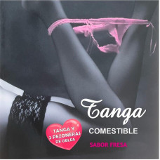 Tanga de Oblea y 2 Pezoneras Sabor Fresa