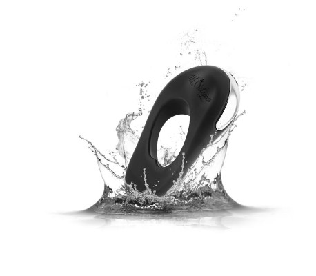 Anillo Vibrador Atom Plus Estimulación Perianal Negro
