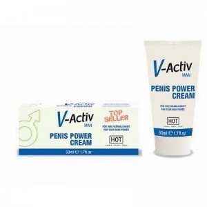 Hot V-Activ Penis Power Crema Potenciadora para Hombre 50 ml