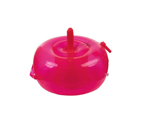 Cojín Hinchable con Dildo, Vibración y Control Remoto Ding Dong