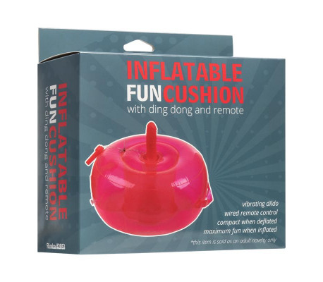 Cojín Hinchable con Dildo, Vibración y Control Remoto Ding Dong