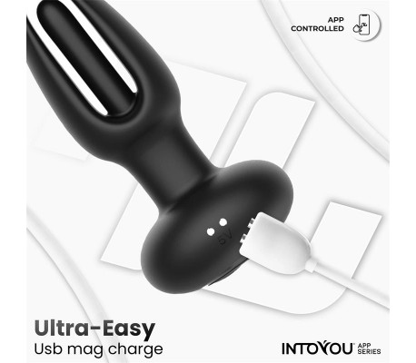 Zack Plug Anal con Flipping Tongue y Vibración con App