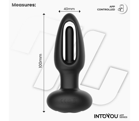 Zack Plug Anal con Flipping Tongue y Vibración con App