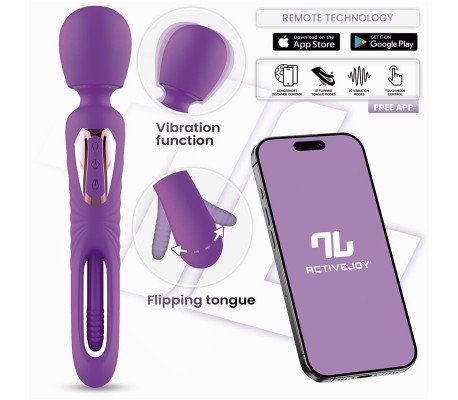 Salma Masajeador con Flipping Tongue y Vibración con App
