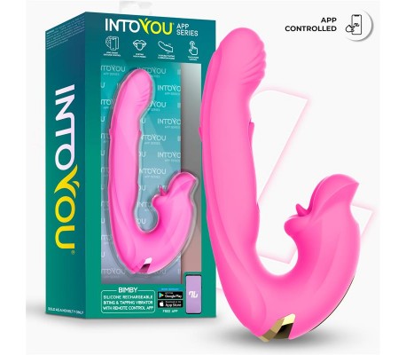 Bimby Vibrador con Mordisqueo y Lengua Doble Tapping con APP